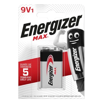 Bateria 9V / 6LR61 alkaliczna Energizer MAX 9V