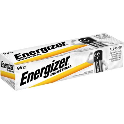 Bateria 9V / 6LR61 / EN22 alkaliczna Energizer INDUSTRIAL 9V