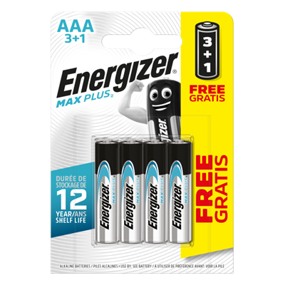 Bateria AAA / LR03 alkaliczna Energizer MAX PLUS 1,5V 4szt