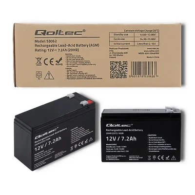 Batería AGM 12V 7,2 Ah máx. 108A