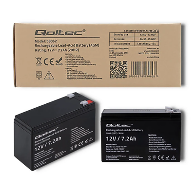 Batería AGM 12V 7,2 Ah máx. 108A