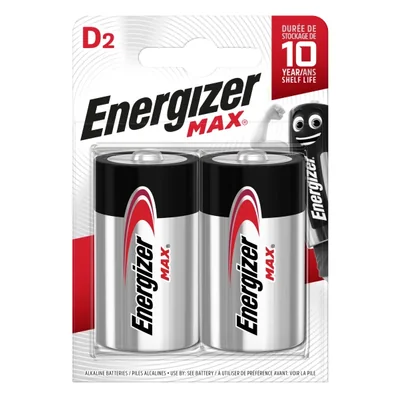 Bateria LR20 / D / E95 alkaliczna Energizer MAX 1,5V 2szt