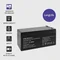Batería Qoltec AGM | 12V | 3.3Ah | Sin mantenimiento | Eficiente | Larga duración | Para UPS, básculas y cajas registradoras