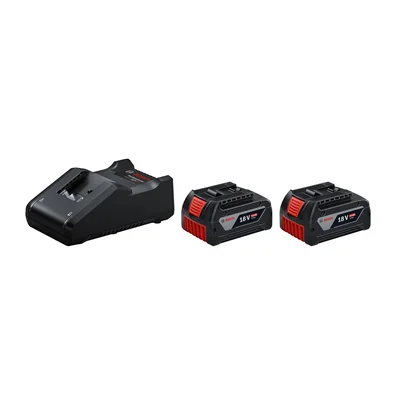 Baterie + nabíječka GBA 18V 2 x 4,0Ah + GAL 18V-40