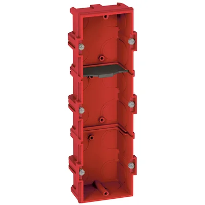 BATIBOX Trojitý průchozí box pro zděné stěny 40 mm