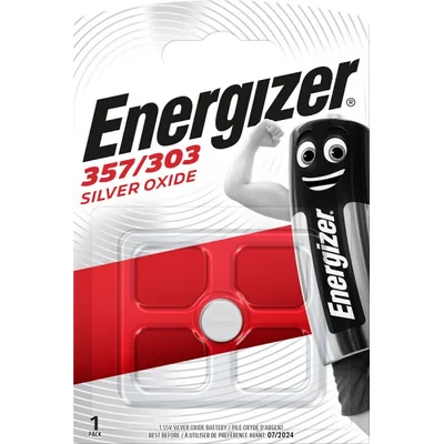 Batteria a bottone argento SR44/357/303 Energizer OSSIDO D'ARGENTO 1,55V