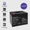 Batteria Qoltec AGM | 12V | 80Ah | 23,5 kg | Senza manutenzione | Potente | Lunga durata | per UPS, camper, barca, forno