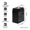 Batteria Qoltec AGM | 6V | 4,5Ah | Senza manutenzione | Efficiente | Lunga durata | per UPS, bilance, registratori di cassa