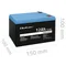 Batteria Qoltec LiFePO4 al litio ferro fosfato | 12,8 V | 12 Ah | 153,6 Wh | BMS
