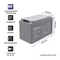 Batterie Qoltec AGM | 12 V | 100 Ah | 28,1 kg | Sans entretien | Puissante | Longue durée de vie | Pour onduleur, camping-car, bateau, chauffage