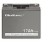 Batterie Qoltec AGM | 12 V | 17 Ah | Sans entretien | Performante | Longue durée de vie | Pour onduleur, scooter