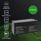 Batterie Qoltec AGM | 12 V | 3,3 Ah | Sans entretien | Efficace | Longue durée de vie | Pour onduleurs, balances, caisses enregistreuses