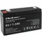 Batterie Qoltec AGM | 6 V | 7,2 Ah | Sans entretien | Performante | Longue durée de vie | Pour jouets et véhicules