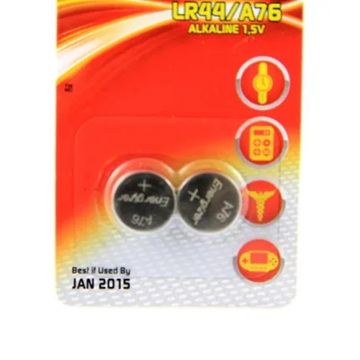 Battery LR44 / A76 alkaline button Energizer ALKALINE 1.5V 2pcs