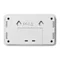 Battery-powered carbon monoxide detector, 2xAA, sensor lifespan 10 years
