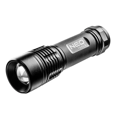 Battery-powered flashlight 200 lm, zoom, IPX7, 3 x AAA