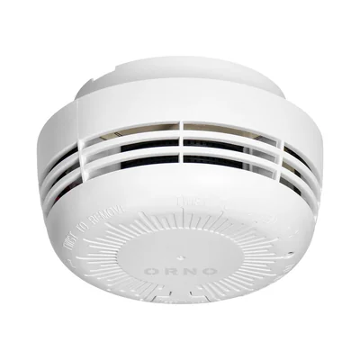 Battery-powered smoke detector, 9V battery, 10-year lifespan