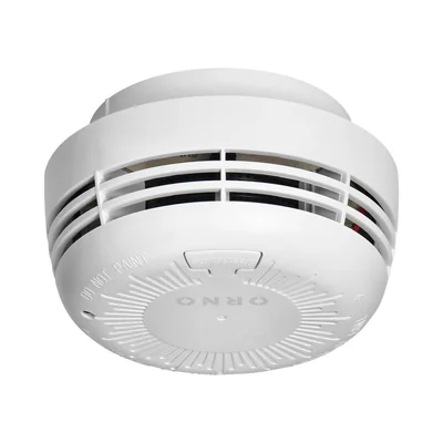 Battery-powered smoke detector, 9V battery, 10-year lifespan