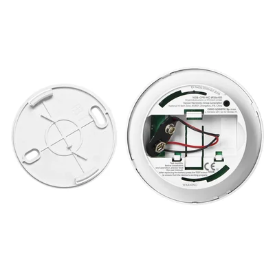 Battery-powered smoke detector, 9V battery, 10-year lifespan