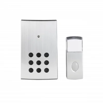 Battery wireless doorbell Alcalino ST-337 hermetic range 100m