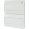 BC-O-2/36-TW-ECO Armario de superficie, puerta blanca, IP40, 36