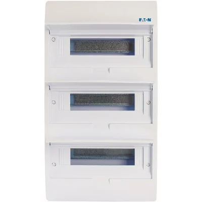 BC-O-3/36-TW-ECO Rozvaděč na omítku, bílé dveře, IP40, 36