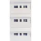 BC-O-3/54-TW-ECO Armario de superficie, puerta blanca, IP40, 54