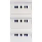 BC-O-3/54-TW-ECO Шафа накладного монтажу, білі двері, IP40, 54