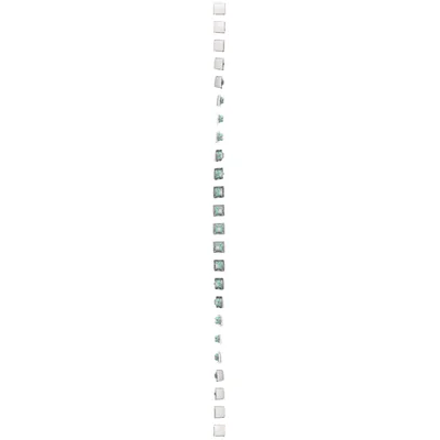 Bell button (module) 10A 250V white screw terminals