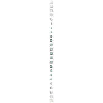 Bell button (module) 10A 250V white screw terminals