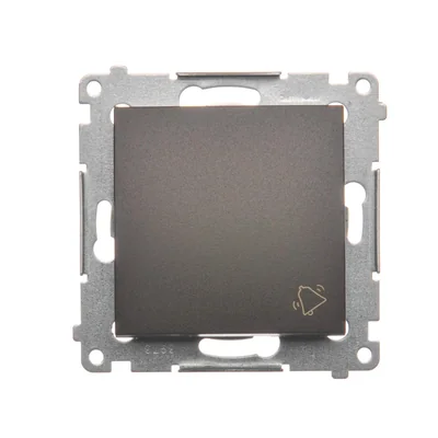 Bell button (module) 230V, matt bronze metallic