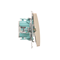 Bell button with backlight (module) 10A 250V beige screw terminals