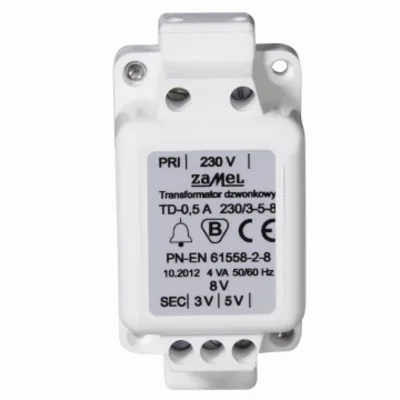 Bell transformer TD-230V-/3-5-8V/0.5A