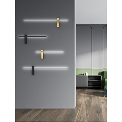 BENE PARETTE Wall lamp 62 cm 7W 3000K 284lm LED integrated IP20 gold