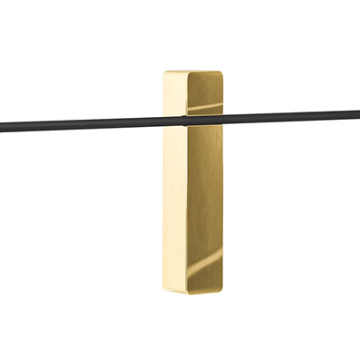 BENE PARETTE Wall lamp 62 cm 7W 3000K 284lm LED integrated IP20 gold