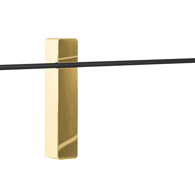 BENE PARETTE Wall lamp 62 cm 7W 3000K 284lm LED integrated IP20 gold