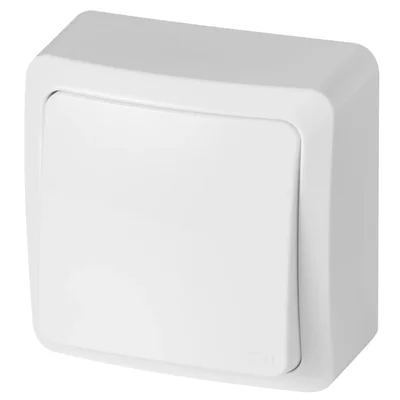 BERG Surface-mounted stair switch 10A IP20 white