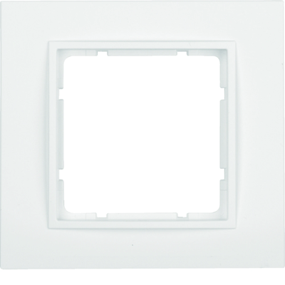 Berker B.7 frame, 1-fold, white, matt