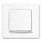 Berker B.7 frame, 1-fold, white, matt