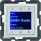 Berker B.KWADRAT/B.3/B.7 Radio Touch DAB+ aluminum matt varnished