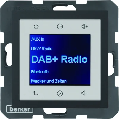 BERKER B.KWADRAT/B.3/B.7 Radio Touch DAB+ antracita mate