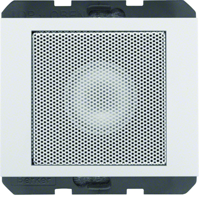 BERKER K.1 Altavoz, blanco brillo
