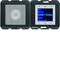 BERKER K.1 Radio Touch DAB+ with Bluetooth speaker anthracite matt lacquered