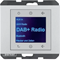 BERKER K.5 Radio Touch DAB+, alluminio laccato opaco