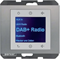 BERKER K.5 Radio Touch DAB+ con Bluetooth, acciaio inossidabile laccato opaco