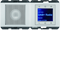 BERKER K.5 Radio Touch DAB+ with loudspeaker aluminum matt varnished