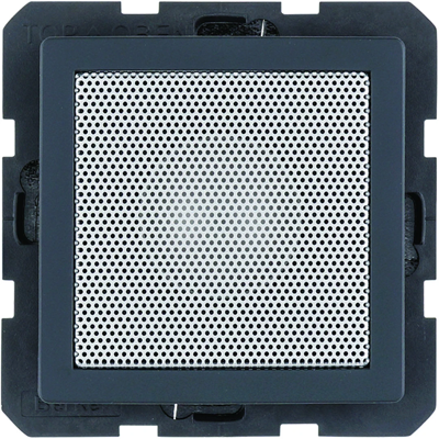 BERKER Q.1/Q.3/Q.7 Haut-parleur velours anthracite