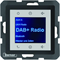 BERKER Q.1/Q.3/Q.7 Radio Touch DAB+ anthracite lacquered velvet