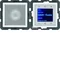 BERKER Q.1/Q.3/Q.7 Radio Touch DAB+ with speaker white velvet