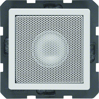 BERKER Q.1/Q.3/Q.7 White velvet loudspeaker